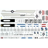 Academy 12618 1/144 Ölçek, USAF Boeing B-47 Savaş Uçağı, Plastik Model kiti thumbnail 4