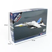 Academy 12534 1/72 Ölçek, U.S. Navy F/A-18C (VFA-82 Marauders) Savaş Uçağı, Plastik Model kiti - 5