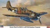 Hasegawa 9950 1/48 Ölçek, Focke-Wulf FW190F-8 ve BT700 Torpido (Limited Edition), Savaş Uçağı Plastik Model Kiti thumbnail 1