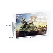 Meng TS-023 1/35 Ölçek, Rus ZSU-23-4 (Shilka) Uçaksavar Tankı, Plastik Model Kiti thumbnail 5