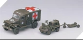 Academy 13403 1/72 Ölçek, Amerikan Ambulans ve Çekici , Plastik Maket Seti - 5