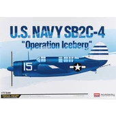 Academy 12545 1/72 Ölçek, U.S. Navy SB2C-4 (Operation Iceberg) Savaş Uçağı, Plastik Model kiti - 1