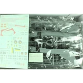 Kinetic K48052 1/48 Ölçek, Mirage IIIEBR/IIIEA/V South America Savaş Uçağı, Plastik Model kiti thumbnail 2