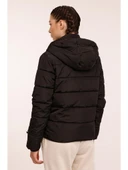 LUMBERJACK KARINA 2SN71 4PR SİYAH KISA KABAN thumbnail 3