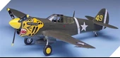 Academy 12468 1/72 Ölçek, P-40E Warhawk Savaş Uçağı, Plastik Model kiti thumbnail 3