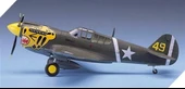 Academy 12468 1/72 Ölçek, P-40E Warhawk Savaş Uçağı, Plastik Model kiti thumbnail 4