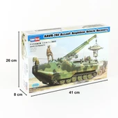 Hobbyboss 82411 1/35 Ölçek, AAVR-7A1 Amfibi Hücum Aracı, Plastik Model Kiti thumbnail 5
