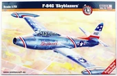 Mistercraft C089 1/72 Ölçek, F-84G Skyblazers Savaş Uçağı, Plastik Model kiti - 1