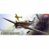 Academy 12465 1/72 Ölçek, P-40M/N Warhawk Savaş Uçağı, Plastik Model kiti - 1