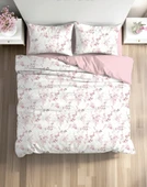 FİXBOX ÇİFT KİŞİLİK RANFORCE NEVRESİM TAKIMI FLAIR PEMBE thumbnail 2