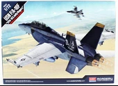Academy 12535 1/72 Ölçek, USN F/A-18F Savaş Uçağı, Plastik Model kiti - 1