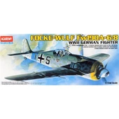 Academy 12480 1/72 Ölçek, Focke Wulf Fw190A 6/8 Savaş Uçağı, Plastik Model kiti - 1