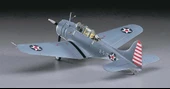Hasegawa JT19 9119 1/48 Ölçek, SBD-3 Dauntless, Savaş Uçağı Plastik Model Kiti thumbnail 2