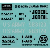 Academy 13296 1/35 Ölçek, Amerikan Army M60A2 PATTON Tankı, Plastik Model kiti thumbnail 4