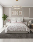 FİXBOX ÇİFT KİŞİLİK RANFORCE NEVRESİM TAKIMI FLAIR PEMBE thumbnail 1