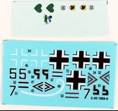 Mistercraft C003 1/72 Ölçek, Fw-190A-6 (Grun Hertz) Savaş Uçağı, Plastik Model kiti - 4