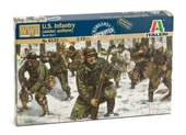 Italeri 6133S 1/72 Ölçek, WWII ABD Kış Üniformalı Piyade Askerleri, Plastik Model kiti - 1