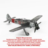 QD076 1/48 Ölçek, Focke-Wulf 190 A-6 Sergilemeye Hazır Plastik Uçak Maketi thumbnail 1