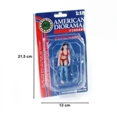American Diorama AD76314 1/18 Ölçek, Plaj Kızı (Gina) Sergilemeye Hazır Plastik Figürü thumbnail 5