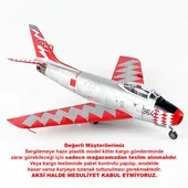 QD164 1/48 Ölçek, F-86E Sabre (Yarasalar) Sergilemeye Hazır Plastik Savaş Uçağı Modeli thumbnail 1