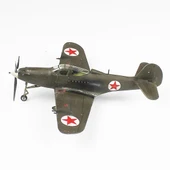 QD098 1/48 Ölçek, P-39A Aircobra Sergilemeye Hazır Plastik Uçak Maketi thumbnail 6