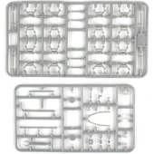 Modelsvit AAM7219 1/72 Ölçek, AA-70 Havaalanı İtfaiye Kamyonu, Plastik Model kiti thumbnail 4