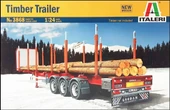 Italeri 3868S 1/24 Ölçek, Timber Trailer Tır Dorsesi, Plastik Model kiti thumbnail 1