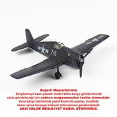 QD038 1/72 Ölçek, F6F Hellcat Sergilemeye Hazır Plastik Uçak Maketi thumbnail 1