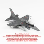 QD014 1/72 Ölçek, F-16D Fighting Falcon Sergilemeye Hazır Plastik Uçak Maketi - 1