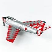 QD164 1/48 Ölçek, F-86E Sabre (Yarasalar) Sergilemeye Hazır Plastik Savaş Uçağı Modeli thumbnail 3