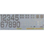 Aoshima 00303 1/24 Ölçek, 18 Crown Police Car Metropolitan Police, Plastik Model kiti thumbnail 4