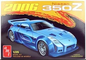 AMT 1220M 1/25 Ölçek, 2006 Nissan 350Z 2T, Plastik Araba Maketi thumbnail 1