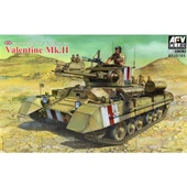 AFV Club AF35185 1/35 Ölçek, British Infantry Tank Mk.III Valentine Mk.II Tank, Plastik Model kiti thumbnail 1