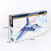 Mistercraft F007 1/72 YF-22 Lightning II Savaş Uçağı  Plastik Model Kiti - 5