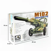 AFV Club AF35006 1/35 Ölçek, M102 105mm HOWITZER Obüs, Plastik Model kiti thumbnail 5