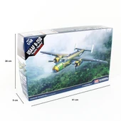 Academy 12328 1/48 Ölçek, USAAF B-25D (Pacific Theatre) Savaş Uçağı, Plastik Model kiti thumbnail 5