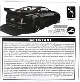 AMT 1220M 1/25 Ölçek, 2006 Nissan 350Z 2T, Plastik Araba Maketi thumbnail 4