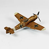 QD078 1/48 Ölçek, Messerschmitt Bf 109 G-2 Sergilemeye Hazır Plastik Uçak Maketi thumbnail 4