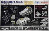 Dragon 6882 1/35 Ölçek, Sd.Kfz.250/9 Ausf.A le.S.P.W. (2cm) Yarı Paletli Askeri Araç Plastik Model Kiti thumbnail 2