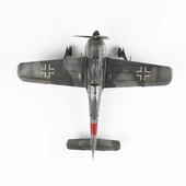 QD076 1/48 Ölçek, Focke-Wulf 190 A-6 Sergilemeye Hazır Plastik Uçak Maketi thumbnail 5