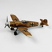 QD078 1/48 Ölçek, Messerschmitt Bf 109 G-2 Sergilemeye Hazır Plastik Uçak Maketi thumbnail 2