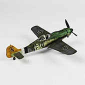 QD077 1/48 Ölçek, Focke-Wulf 190 D-9 Sergilemeye Hazır Plastik Uçak Maketi thumbnail 4