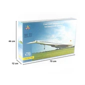 Modelsvit MSVIT7203 1/72 Ölçek, Tupolev Tu-144 Yolcu Uçağı, Plastik Model kiti thumbnail 5