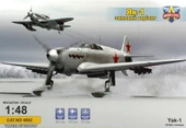 Modelsvit MSVIT4802 1/48 Ölçek, YAK-1 Sovyet Arktik Kayaklı Avcı Uçağı, Plastik Model kiti thumbnail 1