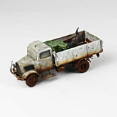 QD249 1/35 Ölçek, Mercedes-Benz Kamyon, Italeri, Sergilemeye Hazır Plastik Tank Maketi thumbnail 2