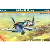 Mistercraft D192 1/72 Supermarine (Spitfire) Mk.Vb Savaş Uçağı Plastik Model Kiti thumbnail 1