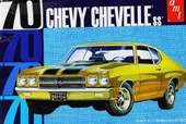 AMT 1143M 1/25 Ölçek, 1970 Chevy Chevelle SS Araba, Plastik Model kiti thumbnail 1