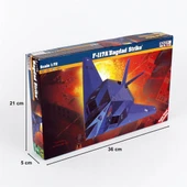 Mistercraft E007 1/72 F-117A (Bagdad Strike) Savaş Uçağı Plastik Model Kiti thumbnail 5