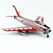 Hobbytime 063 1/48 Ölçek, F-86E Sabre (Uçan Kuğular), Plastik Model kiti thumbnail 3