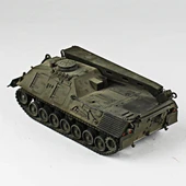 QD236 1/35 Ölçek, Bergepanzer II, Scratch, Sergilemeye Hazır Plastik Tank Maketi thumbnail 3